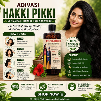 Adivasi Neelambari Herbal Hair Oil
