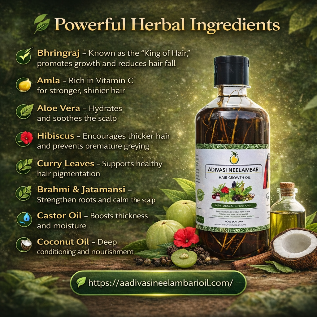 Adivasi Neelambari Herbal Hair Oil