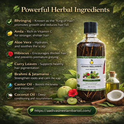 Adivasi Neelambari Herbal Hair Oil